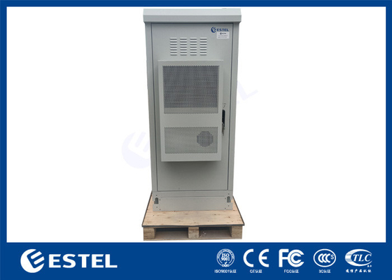 32U خارجية 19 بوصة رف مجلس الوزراء مجلس الوزراء الاتصالات مع PDU و 1500W مكيف الهواء
