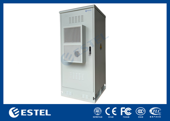 IP55 30U مجلس الوزراء الكهربائي الخارجي المتكامل مع أجهزة الاستشعار نظام المصلحات الحجرة الفولاذ المقاوم للصدأ