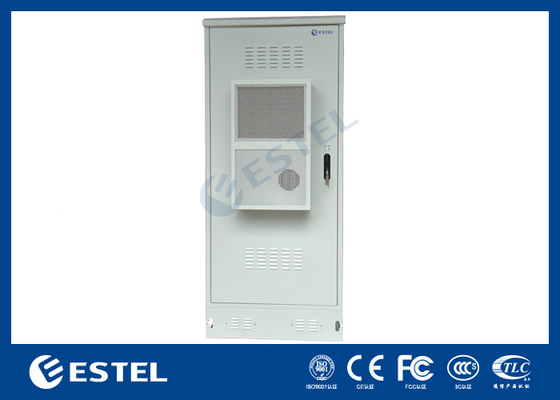 IP55 30U مجلس الوزراء الكهربائي الخارجي المتكامل مع أجهزة الاستشعار نظام المصلحات الحجرة الفولاذ المقاوم للصدأ